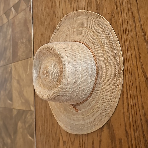 Dallas Hats Natural Straw Formed Flat Brim Hat - Picture 1 of 14